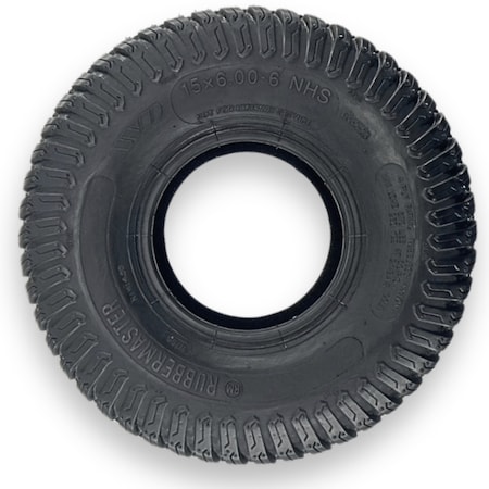 Rubbermaster 15x6.00-6 S-Turf 4 Ply Tubeless Low Speed Tire 450180